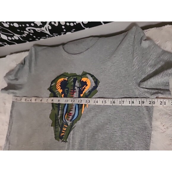 Banana Republic Vintage Tee TShirt Mens Size Medium Gray Elephant Graphic Cotton - Picture 6 of 8